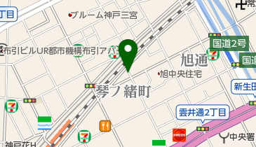 パラカ 神戸市旭通第1の地図画像