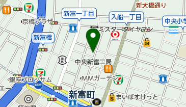 パラカ 中央区新富第2の地図画像