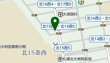 パラカ 札幌市北16西5第1の地図画像