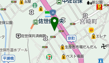 パラカ 佐世保市本島町第1の地図画像