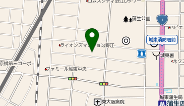 パラカ 大阪市城東区中央第4の地図画像