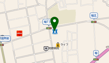 パラカ ローソン箕面稲の地図画像