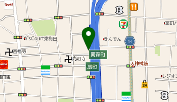 パラカ 大阪市南扇町第1の地図画像