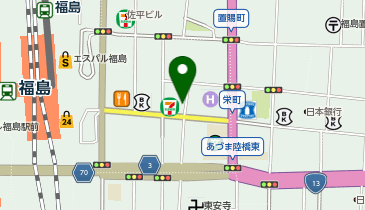 パラカ 福島市栄町第3の地図画像