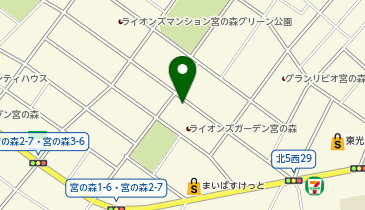 パラカ 札幌市宮の森2条5丁目第1の地図画像