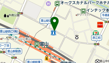 パラカ ローソン富山駅北口の地図画像