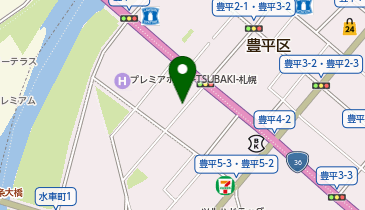 パラカ 札幌市豊平4条1丁目第1の地図画像