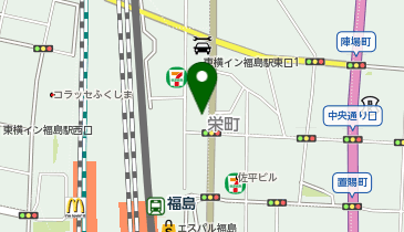 パラカ 福島市栄町第4の地図画像