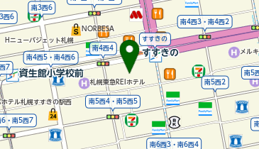 パラカ COCONO SUSUKINOの地図画像