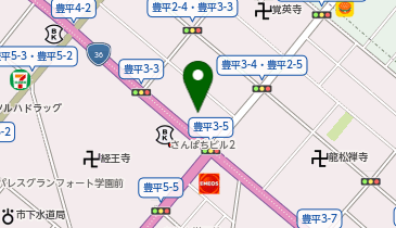 パラカ 札幌市豊平3条4丁目第1の地図画像