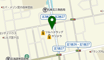 パラカ 札幌市北2西28第1の地図画像