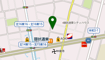 パラカ 環状通東駅前第1の地図画像