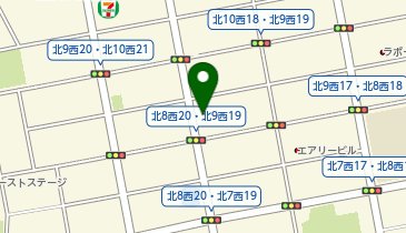 パラカ 札幌市北9西19第1の地図画像