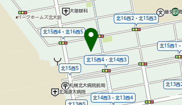 パラカ 札幌市北15西4第1の地図画像