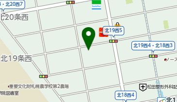 パラカ 札幌市北19西5第1の地図画像