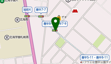 パラカ 札幌市豊平8条9丁目第1の地図画像
