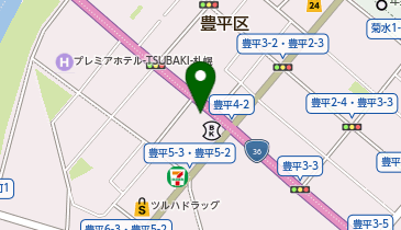 パラカ 札幌市豊平4条2丁目第1の地図画像