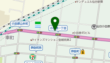 パラカ ローソン仙台小田原一丁目の地図画像