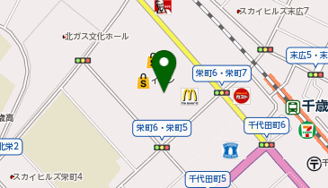 パラカ イオン千歳店第2駐車場の地図画像