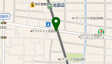 パラカ 北田辺第1の地図画像