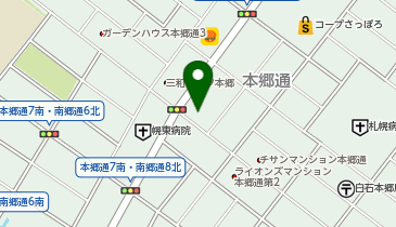 パラカ 札幌市本郷通8丁目北第1の地図画像