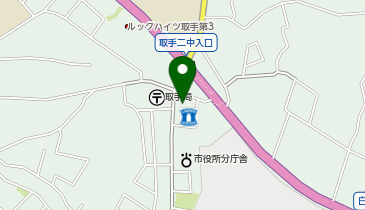 パラカ ローソン取手西二丁目の地図画像