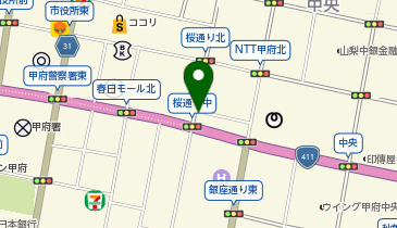 パラカ 甲府市中央第14の地図画像