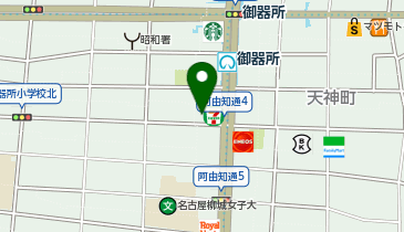 パラカ セブン-イレブン名古屋阿由知通4丁目の地図画像