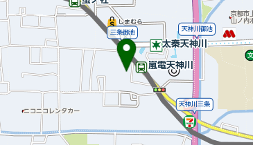 パラカ ドン・キホーテ太秦天神川駐車場 (3F-5F) の地図画像