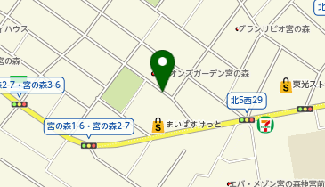 パラカ 札幌市宮の森2条5丁目第2の地図画像