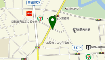 パラカ 函館市五稜郭町第5の地図画像