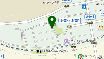 パラカ 札幌市北7西7第2の地図画像