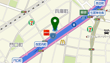 パラカ ローソン神戸兵庫町二丁目の地図画像