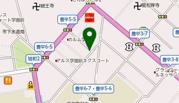 パラカ 札幌市豊平5条5丁目第1の地図画像