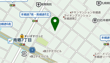パラカ 札幌市本郷通8丁目南第2の地図画像