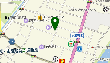 パラカ セブン-イレブン熊本上乃裏通りの地図画像