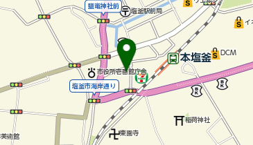 パラカ さもとパーキング(本塩釜駅前第2)の地図画像