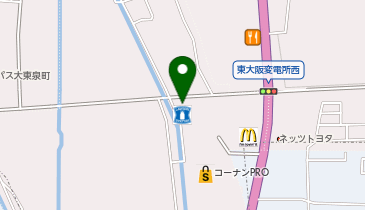 パラカ ローソン大東南新田二丁目の地図画像