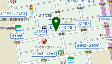 パラカ 札幌市北11西3第1の地図画像