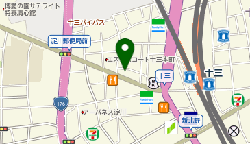 パラカ 十三本町第2の地図画像