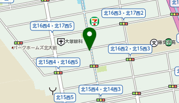 パラカ 札幌市北16西4第1の地図画像