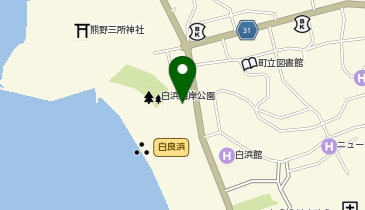パラカ ファミリーマート白良浜の地図画像