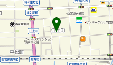 パラカ 西宮市江上町第1(西側)の地図画像