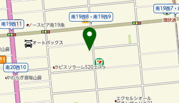 パラカ 札幌市南20西9第1の地図画像