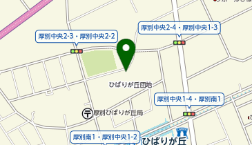パラカ 札幌市厚別中央第1の地図画像