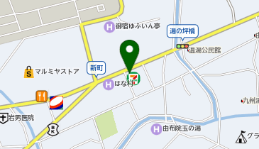 パラカ セブン-イレブン湯布院湯の坪の地図画像