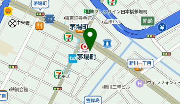 ユアー・パーキング 日本橋茅場町第2の地図画像