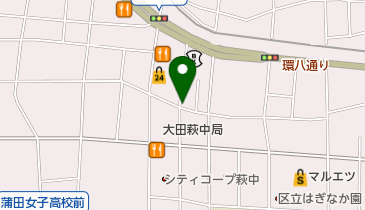 ユアー・パーキング 萩中第3の地図画像