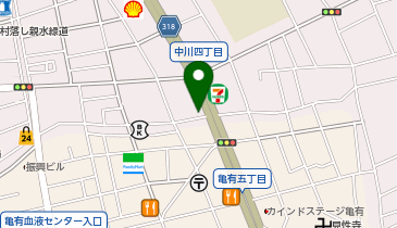 ユアー・パーキング 中川第1の地図画像