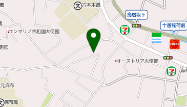 ユアー・パーキング 元麻布第1の地図画像